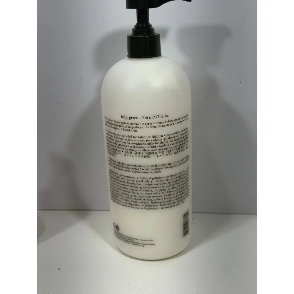 Philosophy Baby Grace Body Lotion 32oz & Amazing Grace Body Spritz 8oz Set